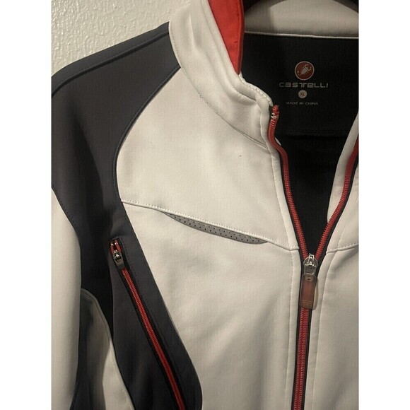 Castelli Rosso Corsa Donna Wind Stopper Full Zip Jacket Women’s Size XL - Picture 4 of 11